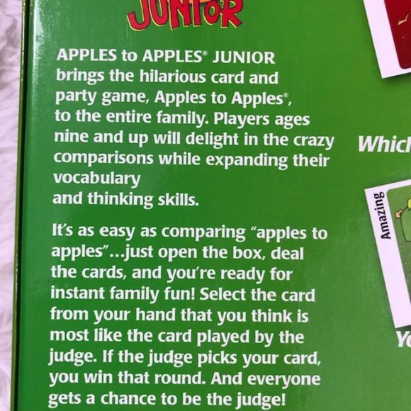 NWOT Apples to Apples Junior Game - Picture 11 of 12